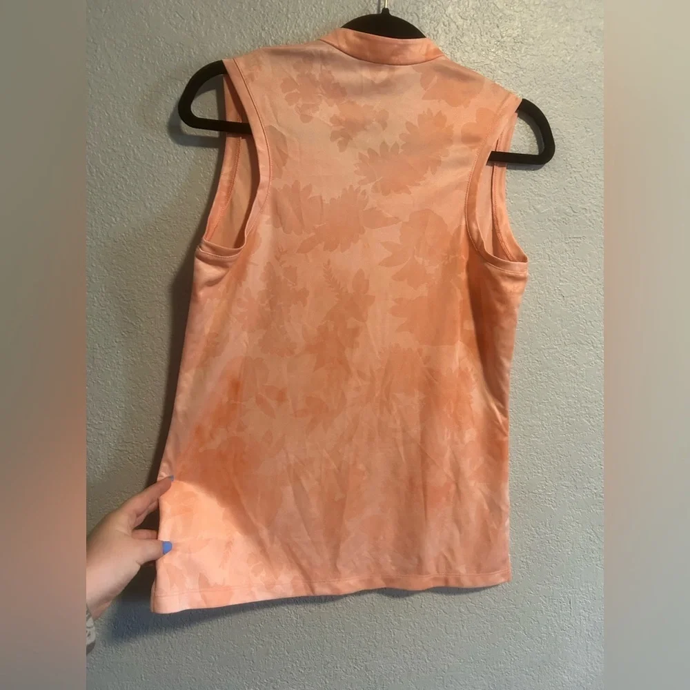 Nike dri fit collared tank polo